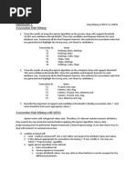 Homework 3 Association Rule Mining