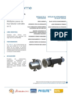7 Intercambiador de Calor de Múltiples Pasos de Haz Tubular Extraible en U