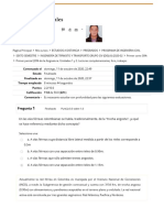 Primer Parcial (20% de La Asignatura. Unidades 1 y 2. Lecturas Complementarias, Foro, Trabajos