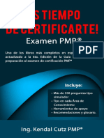 ¡ES TIEMPO DE CERTIFICARTE! EXAMEN PMP® Uno de Los Libros Más Completos