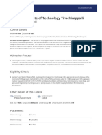 National Institute of Technology Tiruchirappalli: (PH.D Civil Engineering)