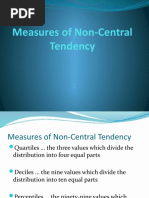 6 - Measures of Non Central Tendency