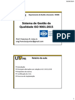 Aula 7 - Sistema de Gestao Da Qualidade ISO 9001