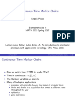 5 Continuous-Time Markov Chains: Angela Peace