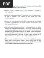 Its Function Is To Impart Its: Differential Staining