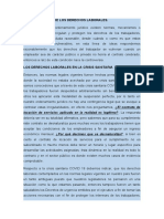 La Vulneracion de Los Derechos Laborales