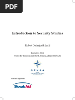 Introduction To Security Studies Full-Verzia