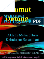 Akhlak Mulia Dalam Kehidupan Sehari-Hari