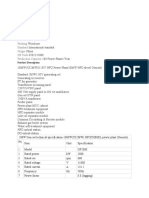 Diesel Generator Technical Specification