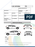 Ficha de Vistoria Check List Do Veiculo