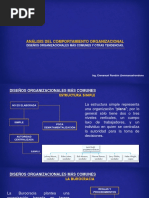 Diseños Organizacionales Más Comunes y Otras Tendencias