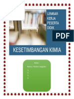 LKPD - Kesetimbangan Kimia