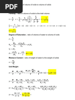 Soil Composition Formulas