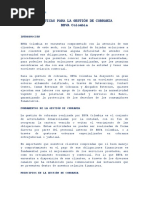 Politica de Gestion de Cobranza Bbva