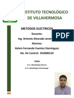 Metodos Electrico Unidad 3 Kelvin Fernando Fuentes Dominguez B18300124 Tema 3.3.1 y 3.3.2