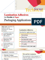 Lamination Adhesives: Technical