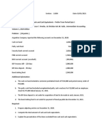 Quiz On Cash and Cash Equivalents - Quiz 1 On Prelim Term Period