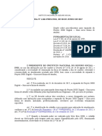 Dispõe Sobre Procedimentos Atendimento INSS