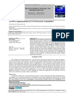 An FPGA Implementation of CAN Protocol in Automobiles