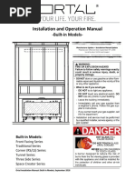 Ortal Installation Manual - Built-In Models