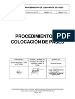 Colocación de Pases