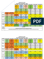 Horario de Clases