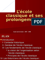 L'école Classique Et Ses Prolongements