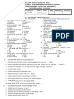 Soal PTS Quran Hadits Kls 5 Revisi