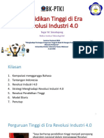 Pendidikan Tinggi Di Era Revolusi Industri 4.0: Togar M. Simatupang