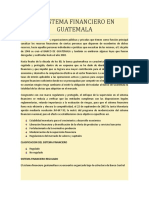 El Sistema Financiero de Guatemala