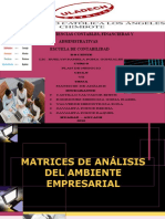 Matrices de Análisis Del Ambiente Externo e Interno