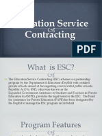 Education Service Contracting