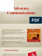 Advocacy Communication