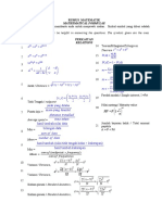 Rumus Matematik KSSM