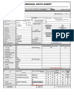 CS Form No. 212 Revised Personal Data Sheet 2