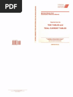 08 Tide Tables and Tidal Current Tables