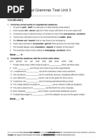 Insight. Progress Test Unit 3