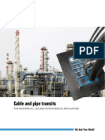 Cable and Pipe Transits: For Onshore Oil, Gas and Petrochemical Applications