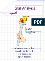 Notational Analysis of Sport: Mike Hughes