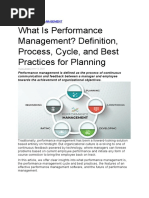 What Is Performance Management? Definition, Process, Cycle, and Best Practices For Planning