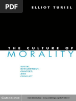 Elliot Turiel - The Culture of Morality - Social Development, Context, and Conflict (2002)