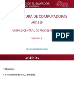 Arquitectura de Computadoras: Universidad de El Salvador