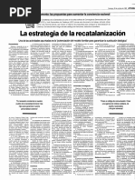 La Estrategia de La Recatalanización