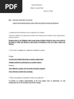 Practical Research 1 Module 1 Answer Sheet Name: Jay C. Sempron Section:11-Pedia