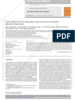 Green Synthesis of Silver Nanoparticles Using Seed Extract of Calendula