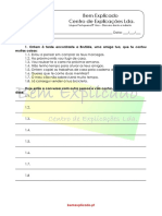 1.15 - Discurso Direto e Discurso Indireto - Ficha de Trabalho