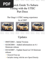 UTEC Quick Guide Part Deux