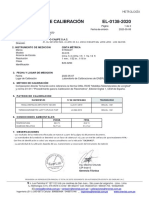 Certificado Cinta Metrica