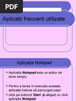 Aplicatia Notepad