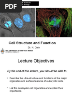 Cell Structure and Function: Dr. N. Ojeh